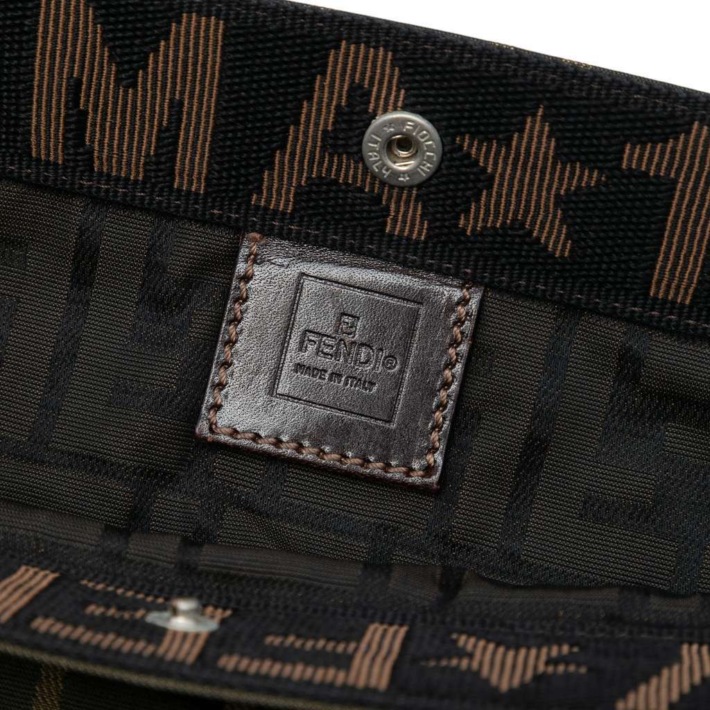 Fendi Zucca Canvas Shopping Tote Brown Canvas Very good condition - Box View