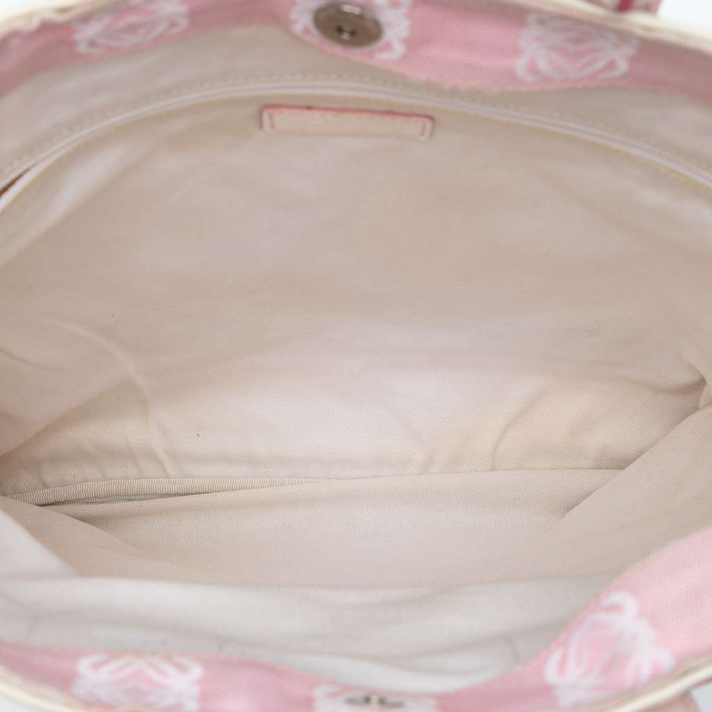 Loewe Anagram Canvas Tote Pink Canvas Very good condition - Model View