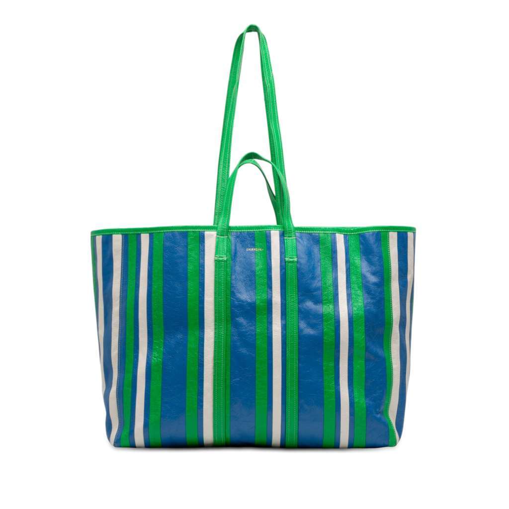Balenciaga Lambskin Chatelet Carry All Tote XL Green Leather Very good condition - Front View