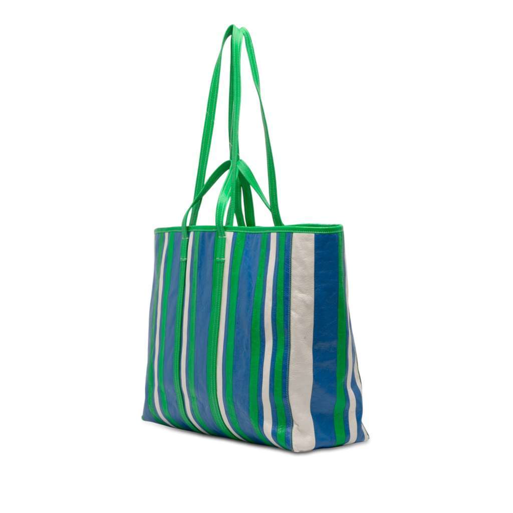 Balenciaga Lambskin Chatelet Carry All Tote XL Green Leather Very good condition - Back View
