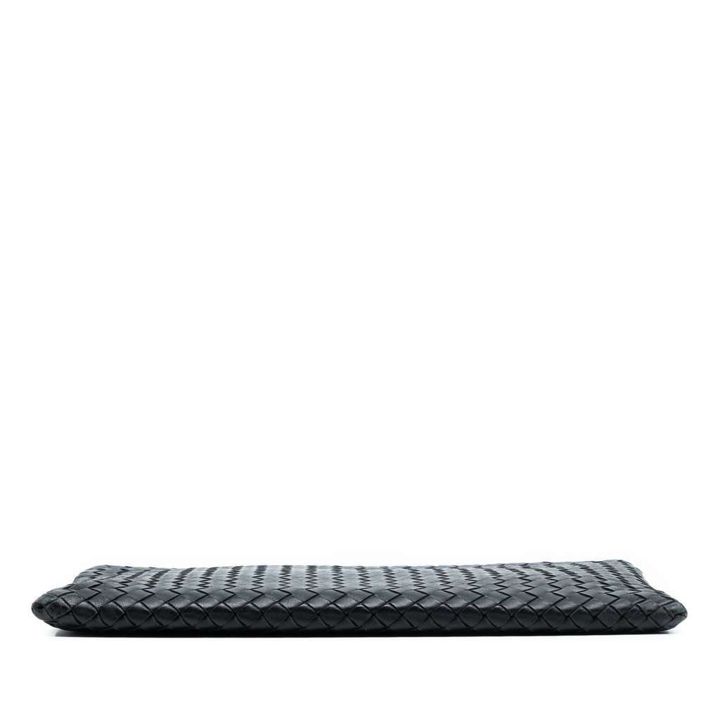 Bottega Veneta Nappa Intrecciato Clutch Black Leather Very good condition - Inside View