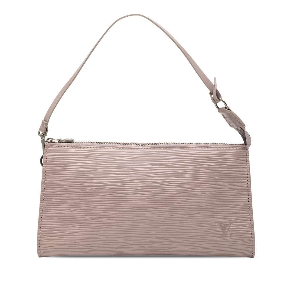 Louis Vuitton Epi Pochette Accessoires Purple Leather Very good condition - Front View