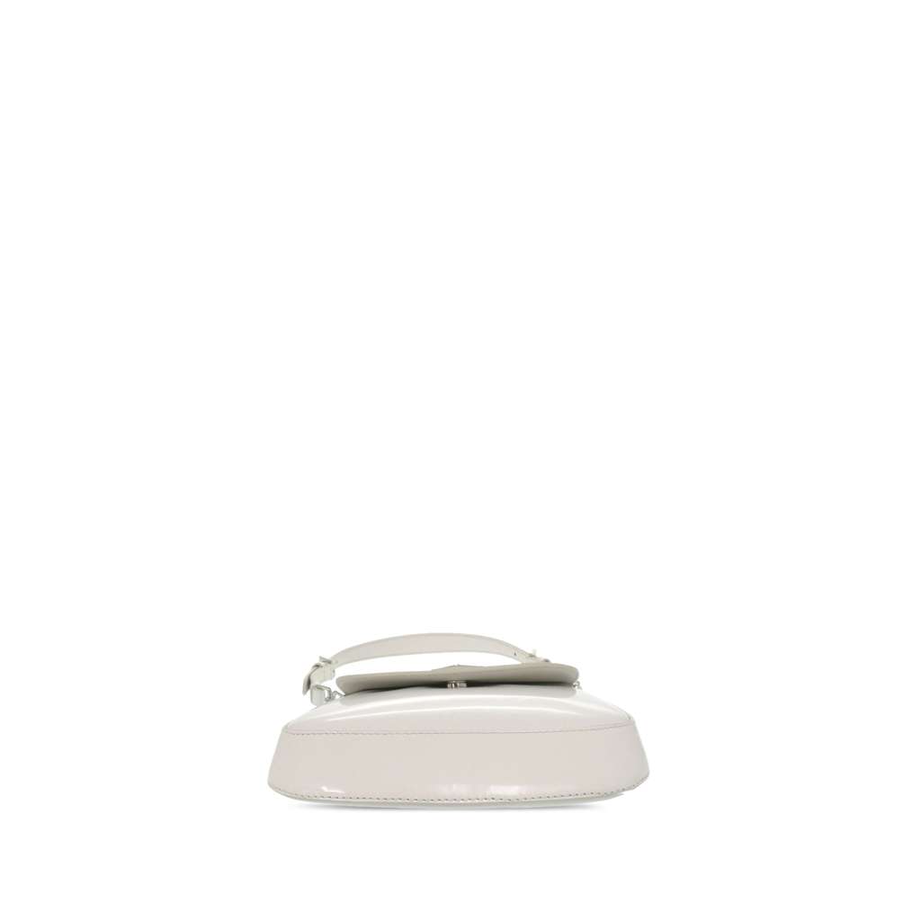 Prada Mini Brushed Leather Cleo Bag White Leather Never worn - Inside View
