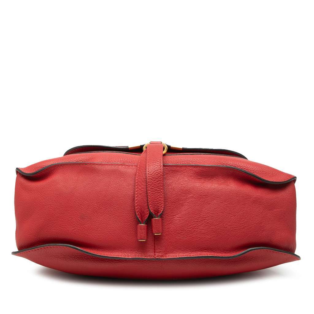 Chloé Medium Leather Marcie Satchel Red Leather Very good condition - Inside View