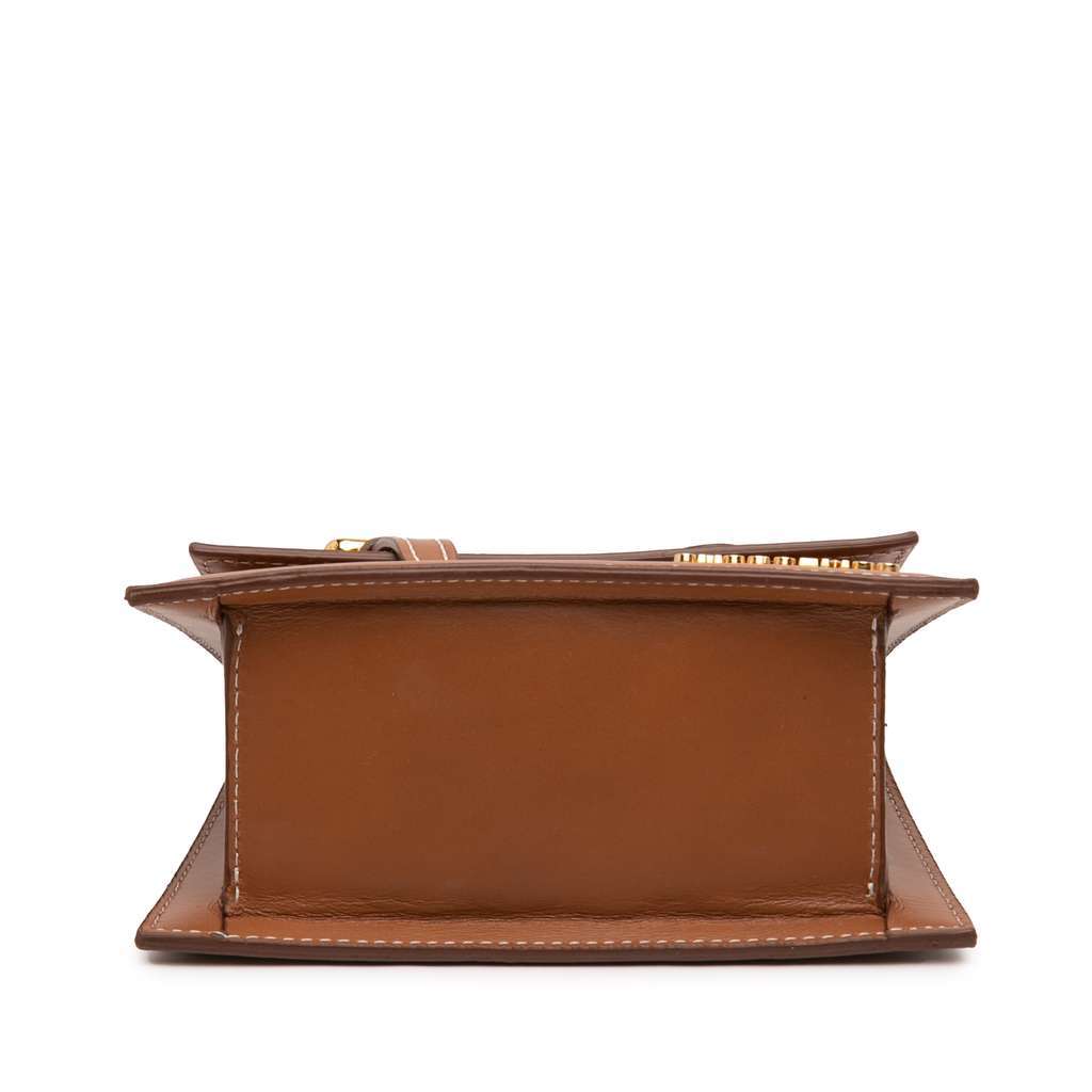 Jacquemus Leather Le Chiquito Moyen Boucle Brown Leather Very good condition - Inside View