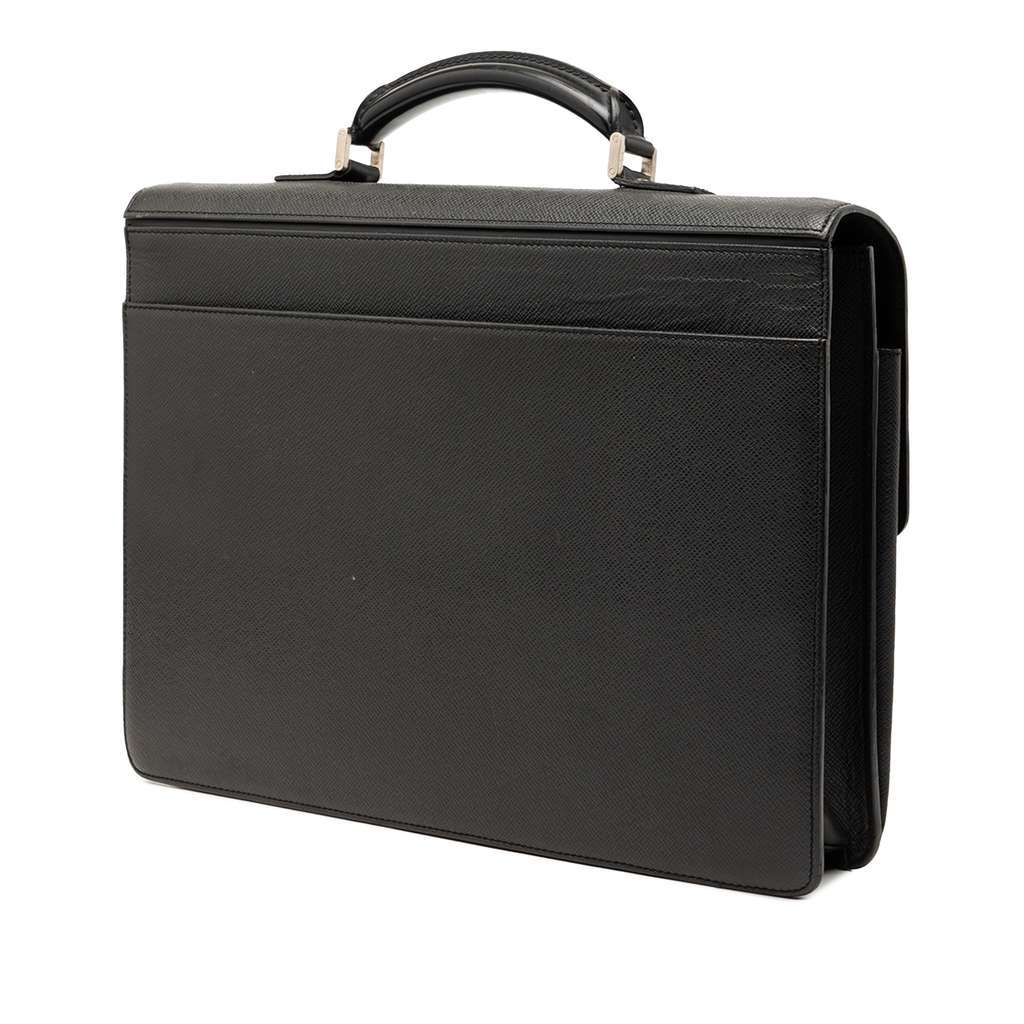 Louis Vuitton Taiga Robusto 1 Black Leather Very good condition - Back View