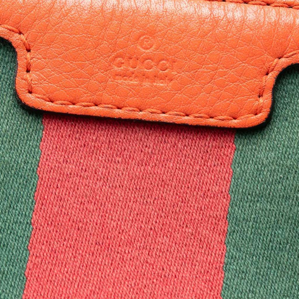 Gucci Medium GG Canvas Web Joy Boston Bag Beige Good condition - Box View