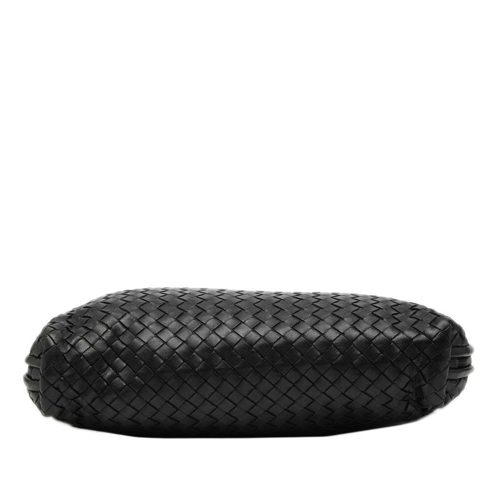 Bottega Veneta Large Nappa Intrecciato Nodini Crossbody Black Leather Very good condition - Inside View