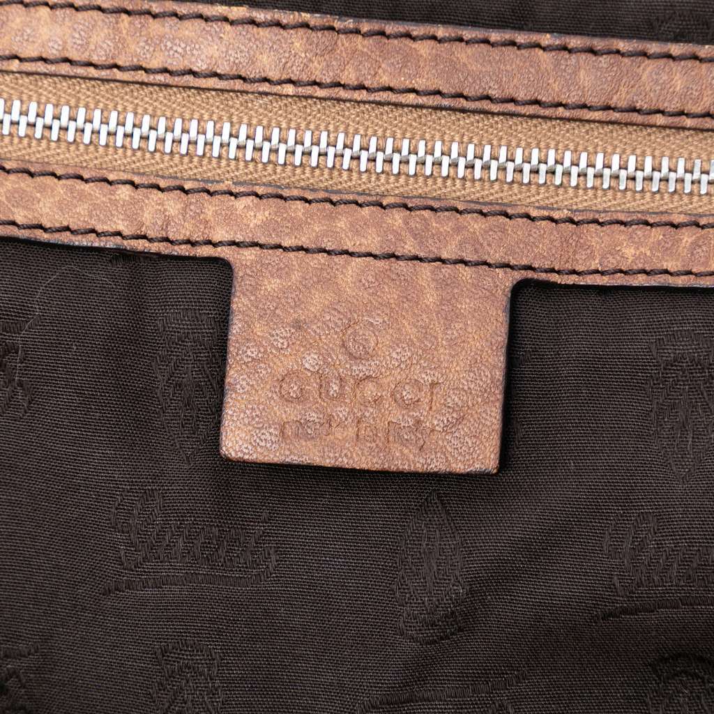 Gucci Medium GG Canvas Bamboo Libeccio Tote Beige Very good condition - Box View