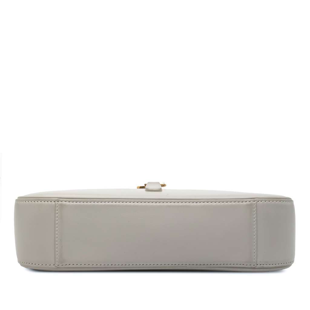 Saint Laurent Smooth Calfskin Le 5 a 7 Grey Leather Very good condition - Inside View