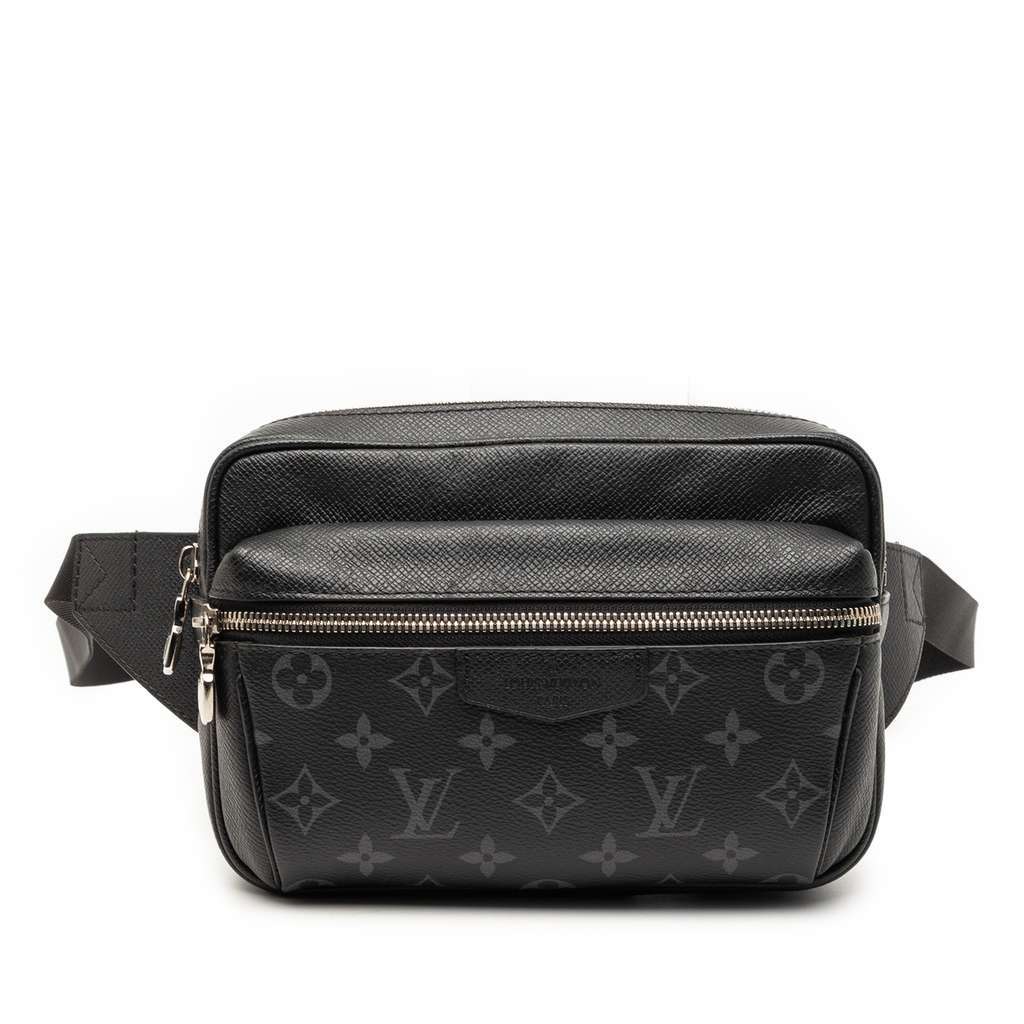 Louis Vuitton Monogram Eclipse Outdoor Bumbag Black Very good condition - Front View