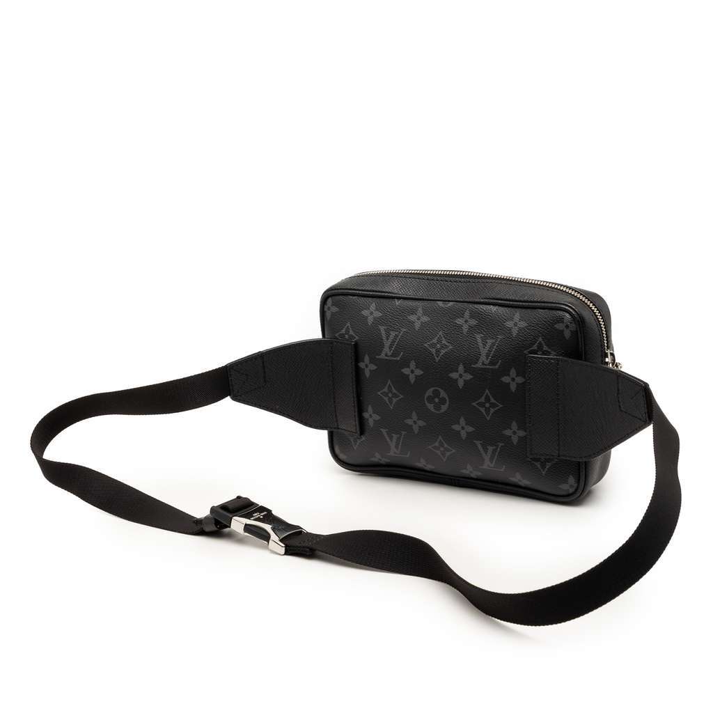 Louis Vuitton Monogram Eclipse Outdoor Bumbag Black Very good condition - Back View