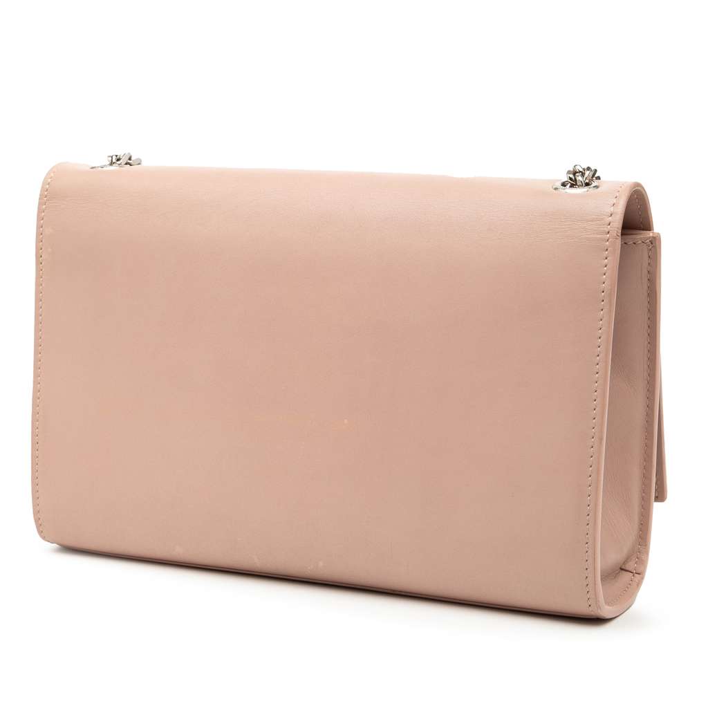 Saint Laurent Medium Smooth Calfskin Classic Monogram Kate Tassel Crossbody Pink Leather Very good condition - Back View