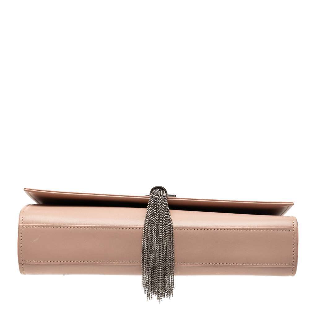 Saint Laurent Medium Smooth Calfskin Classic Monogram Kate Tassel Crossbody Pink Leather Very good condition - Inside View