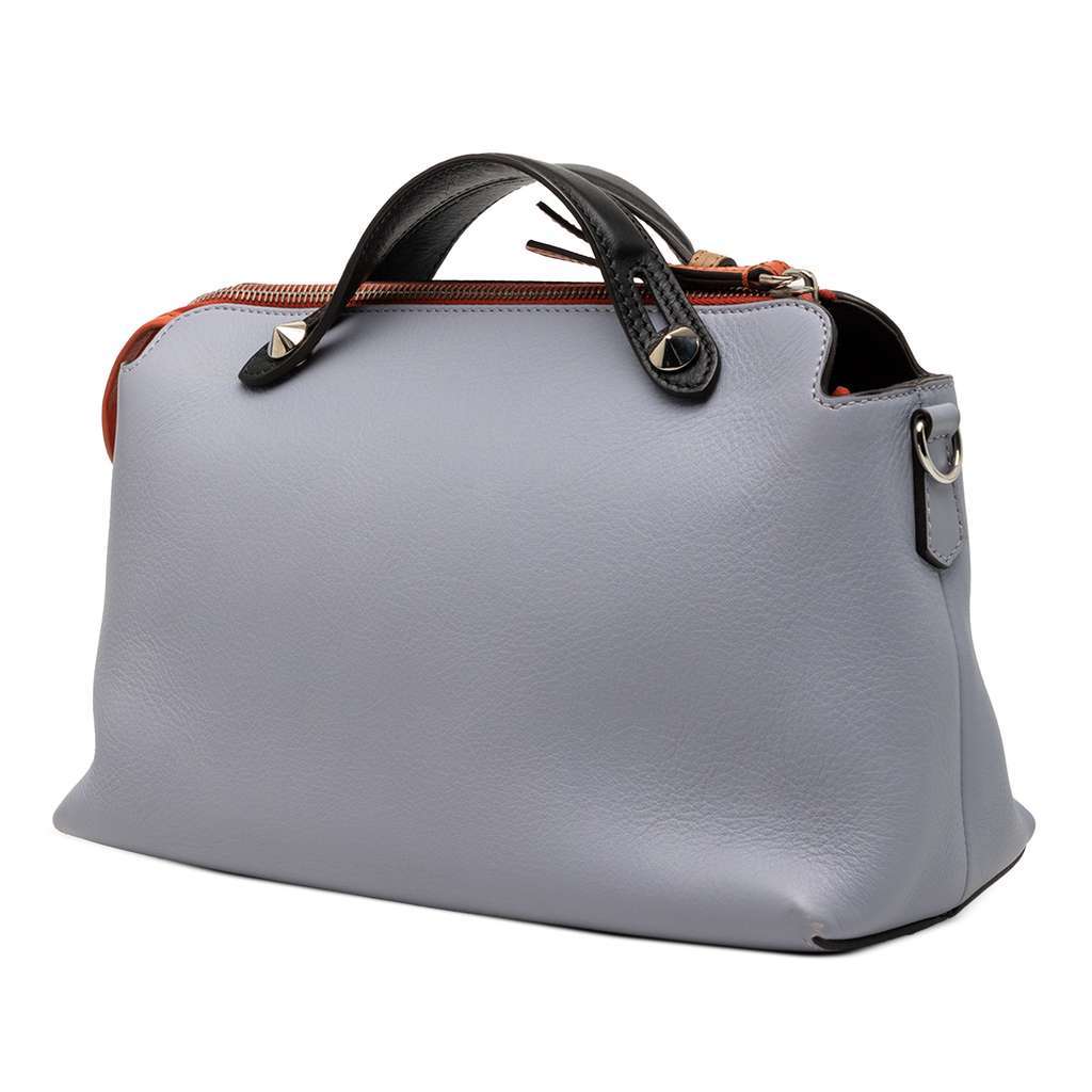 Fendi Medium Tricolor Leather By The Way Satchel Purple Leather Very good condition - Back View