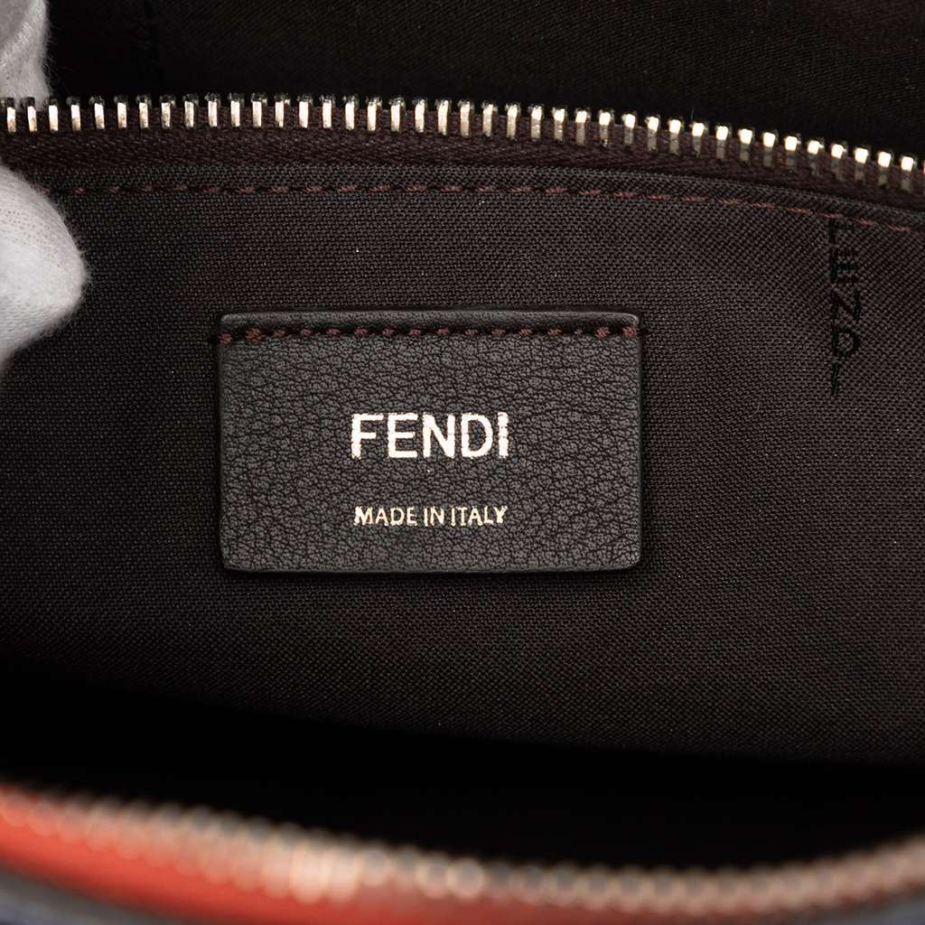 Fendi Medium Tricolor Leather By The Way Satchel Purple Leather Very good condition - Box View