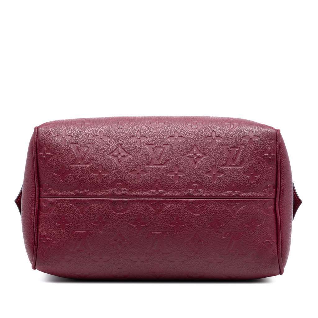 Louis Vuitton Monogram Empreinte Speedy Bandouliere 25 Red Leather Very good condition - Inside View