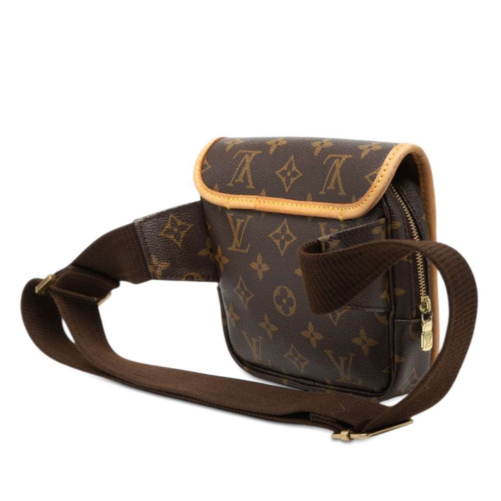 Louis Vuitton Monogram Bosphore Belt Bag Brown Very good - Back View