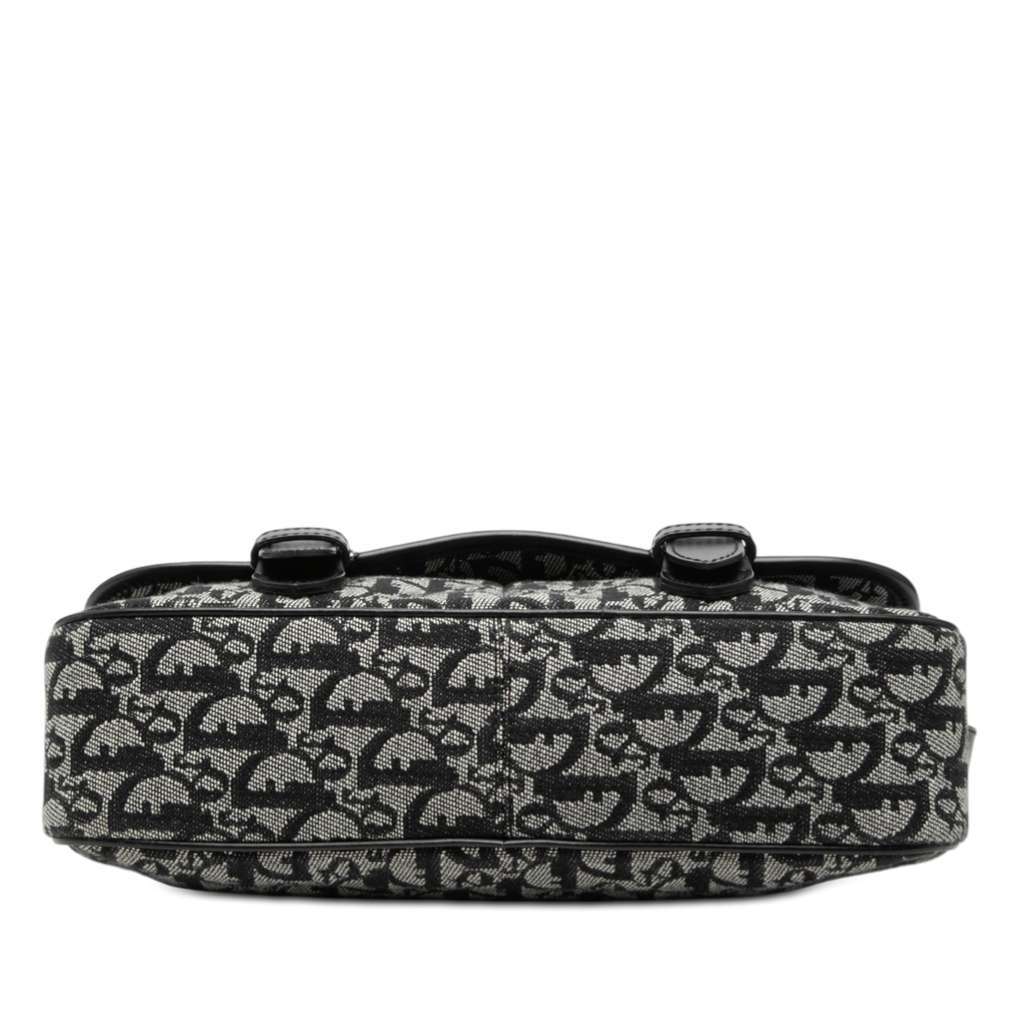 Dior Diorissimo Trotter Canvas Crossbody Black Canvas Very good condition - Inside View