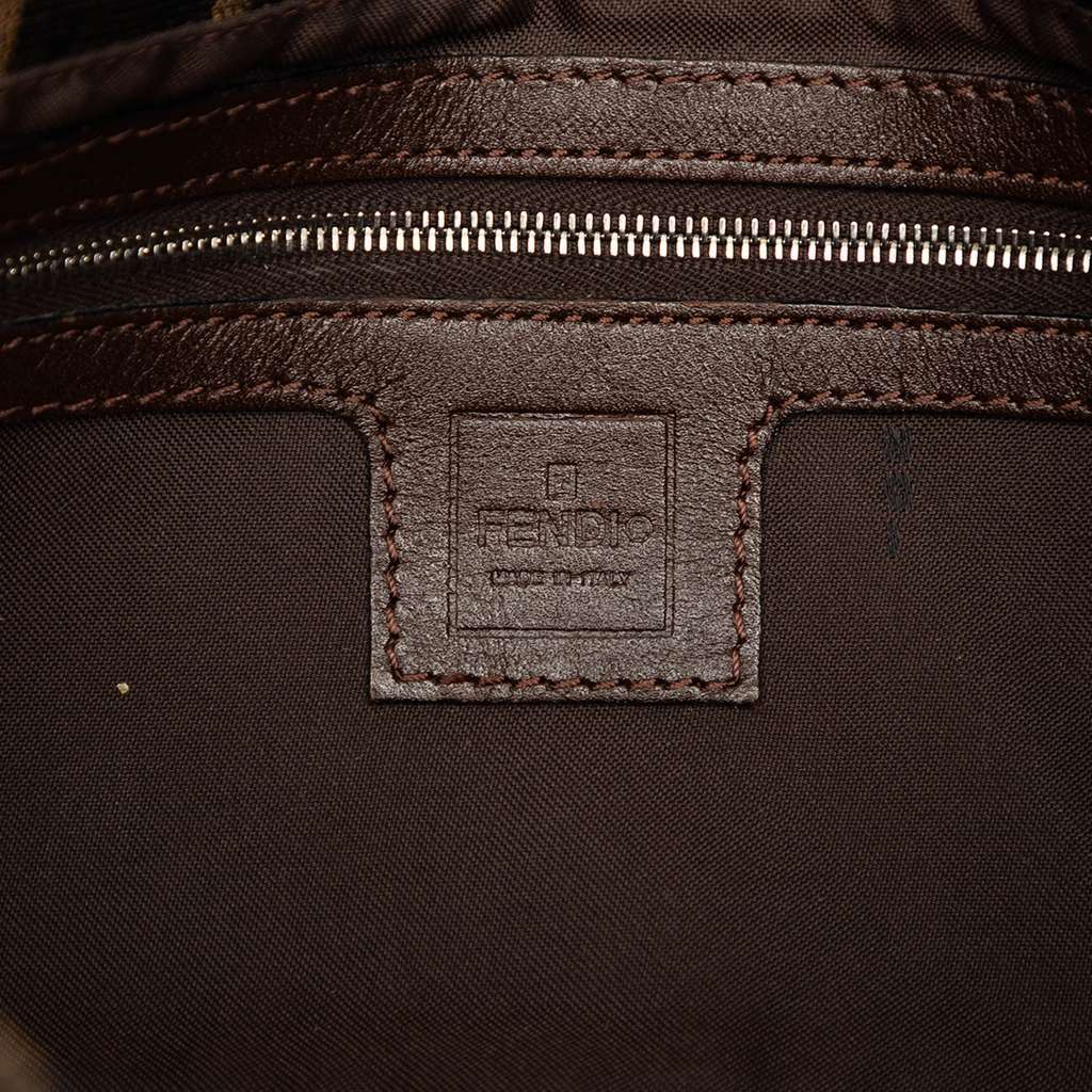 Fendi Zucca Canvas Baguette Brown Canvas Very good condition - Box View