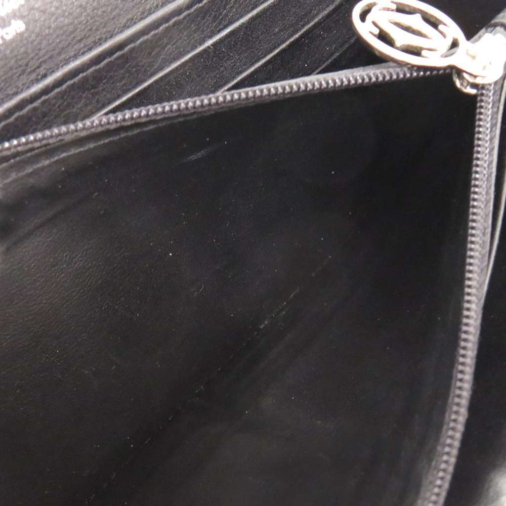 Cartier Patent Happy Birthday Long Wallet Black Leather Very good condition - Model View