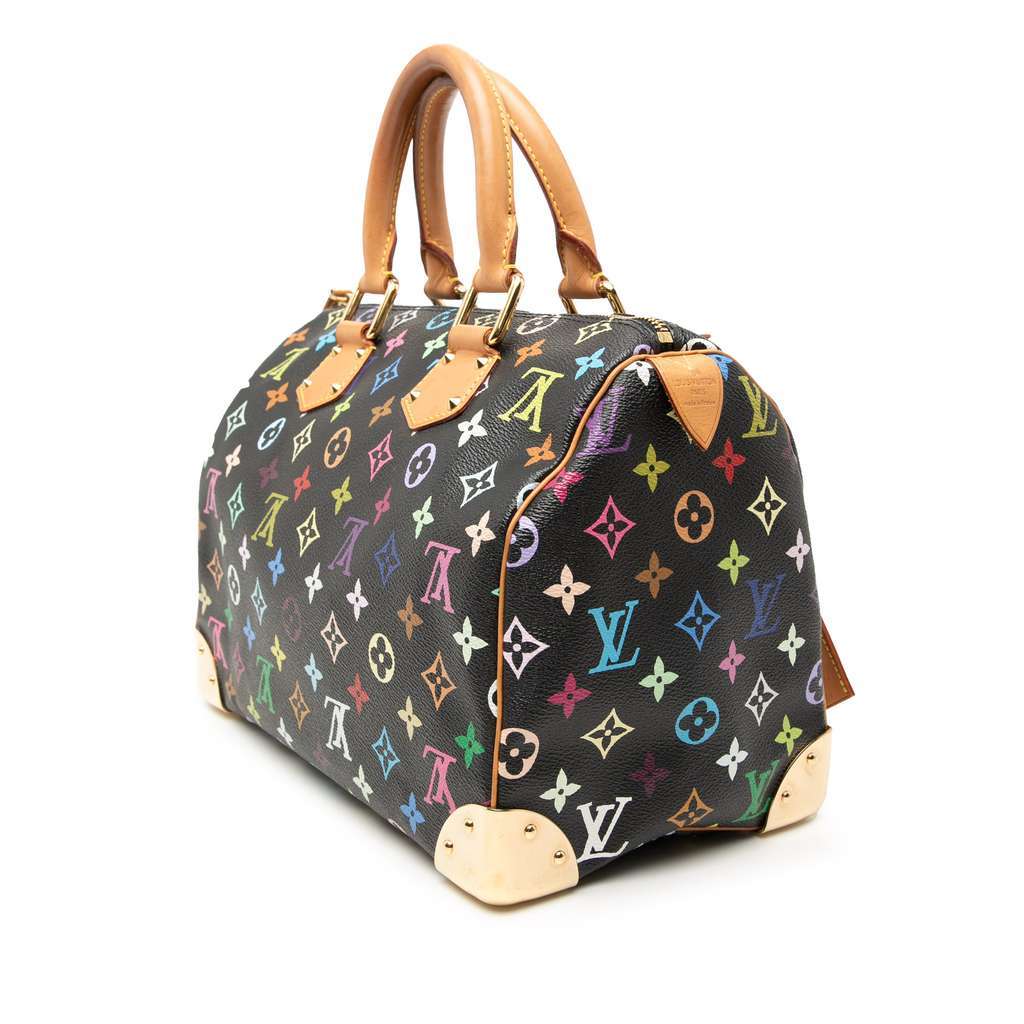 Louis Vuitton Monogram Multicolore Speedy 30 Black Very good condition - Back View