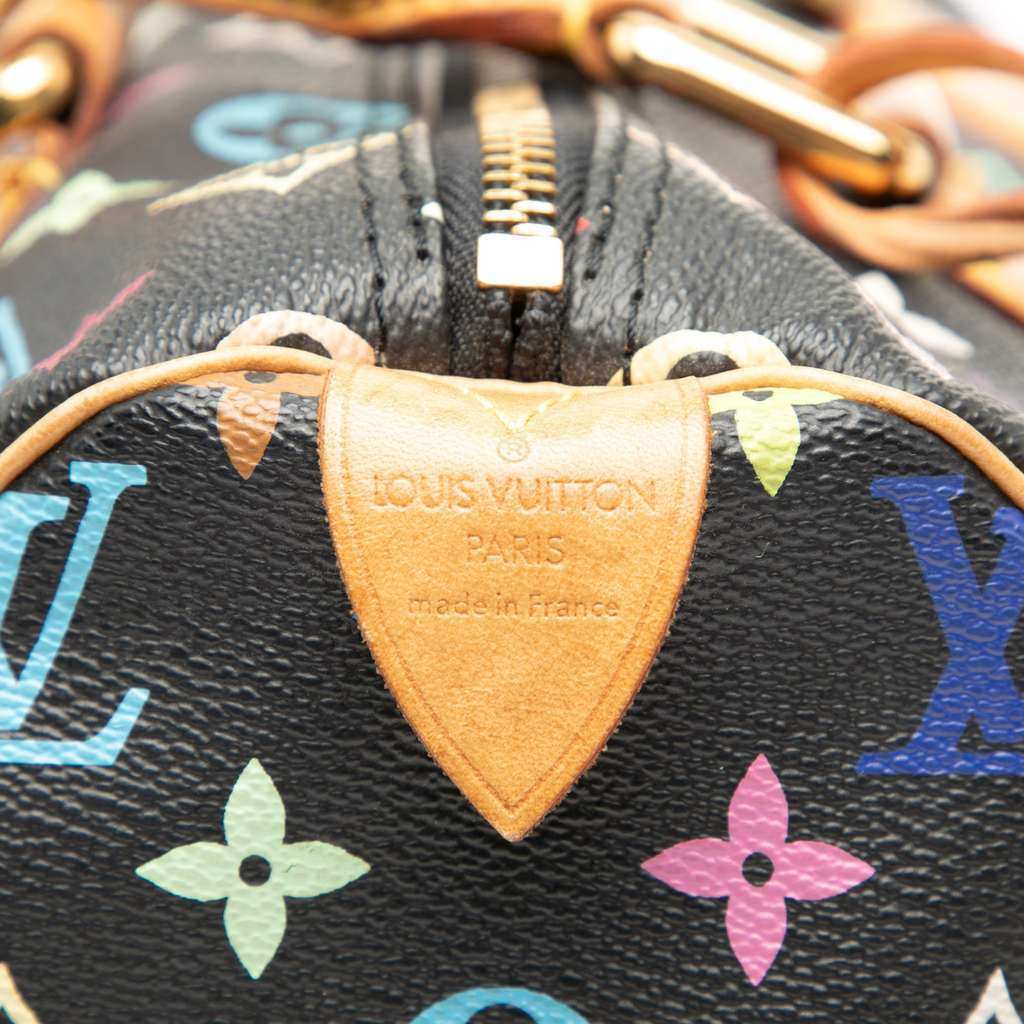 Louis Vuitton Monogram Multicolore Speedy 30 Black Very good condition - Box View