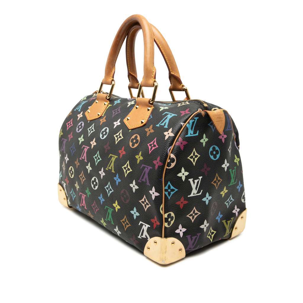 Louis Vuitton Monogram Multicolore Speedy 30 Black Very good condition - Back View