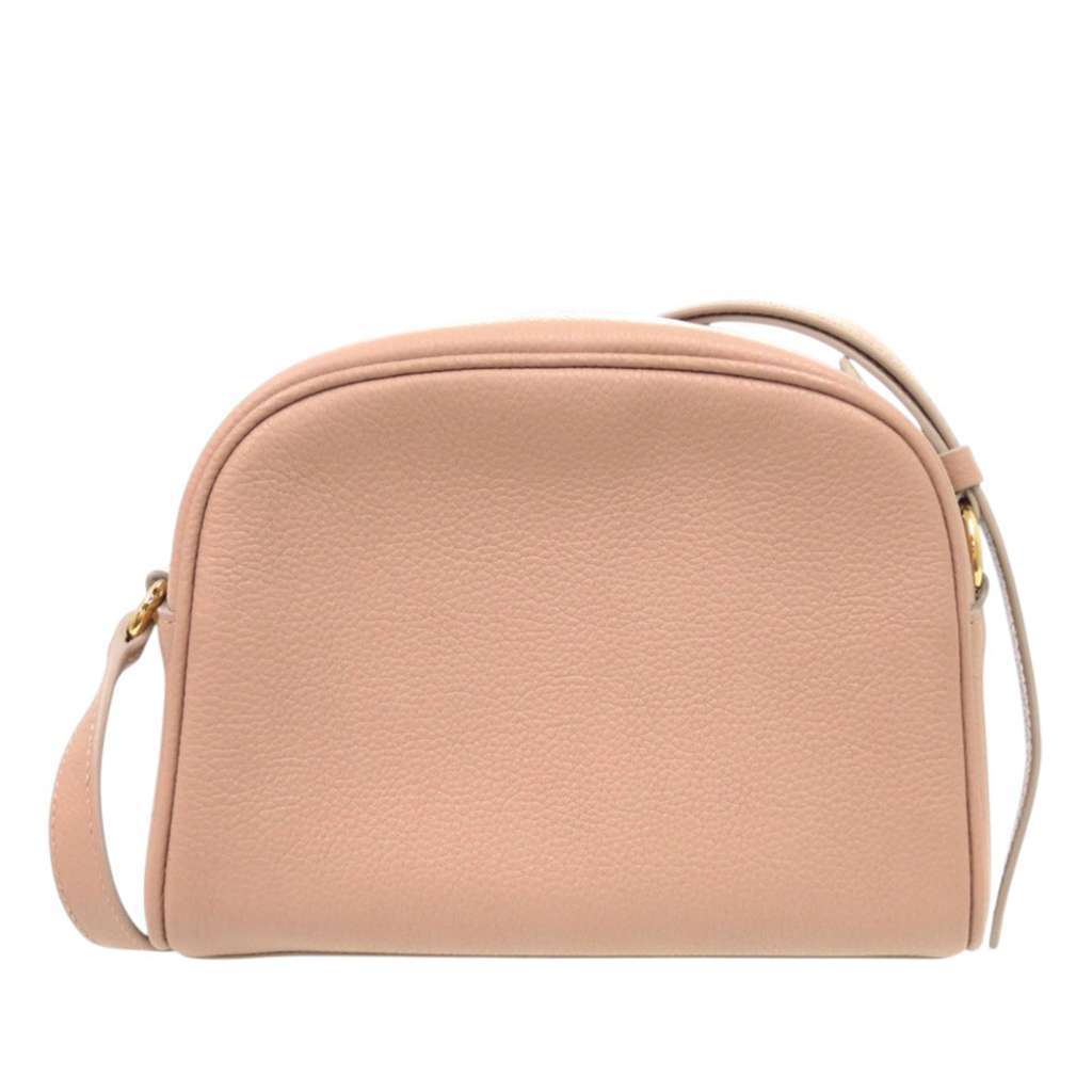 Salvatore Ferragamo Leather Gancini Eram Crossbody Pink Leather Very good condition - Back View