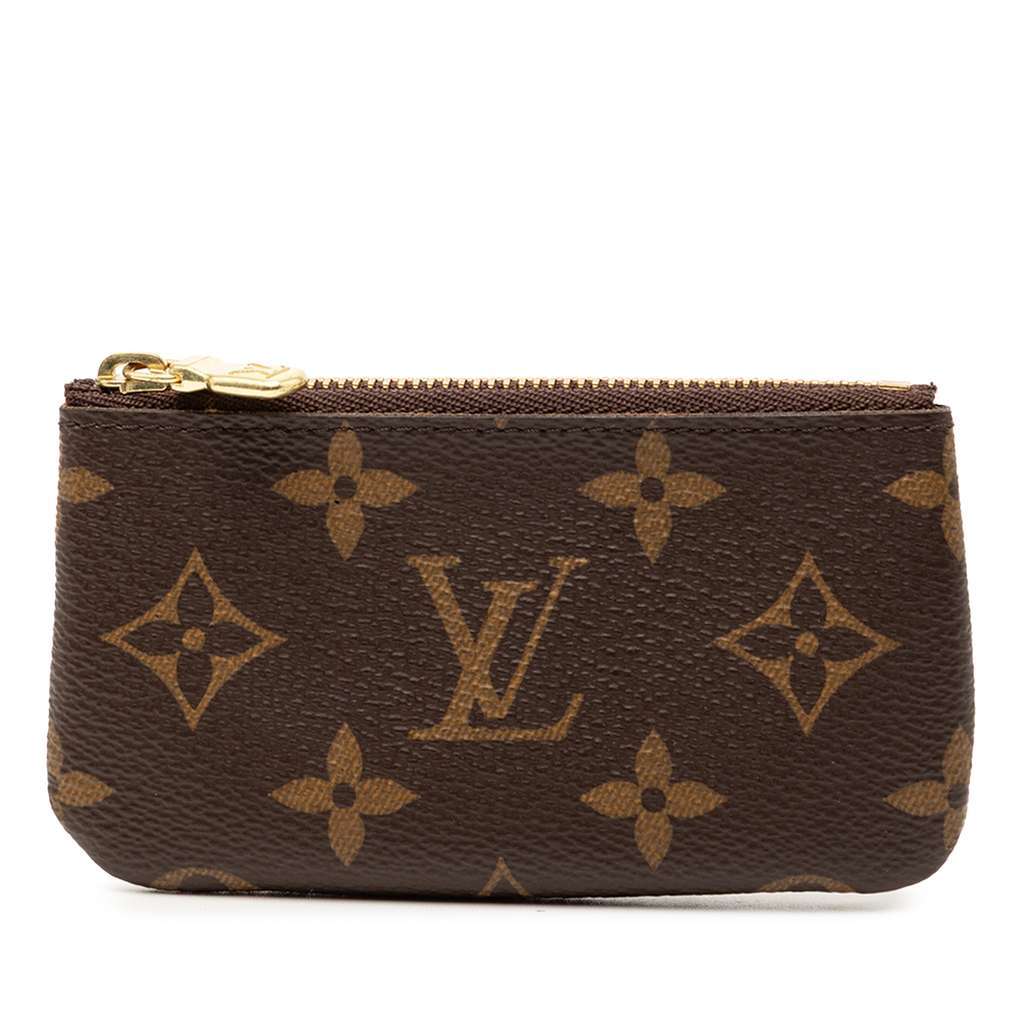 Louis Vuitton Monogram Key Pouch Brown Very good condition - Front View