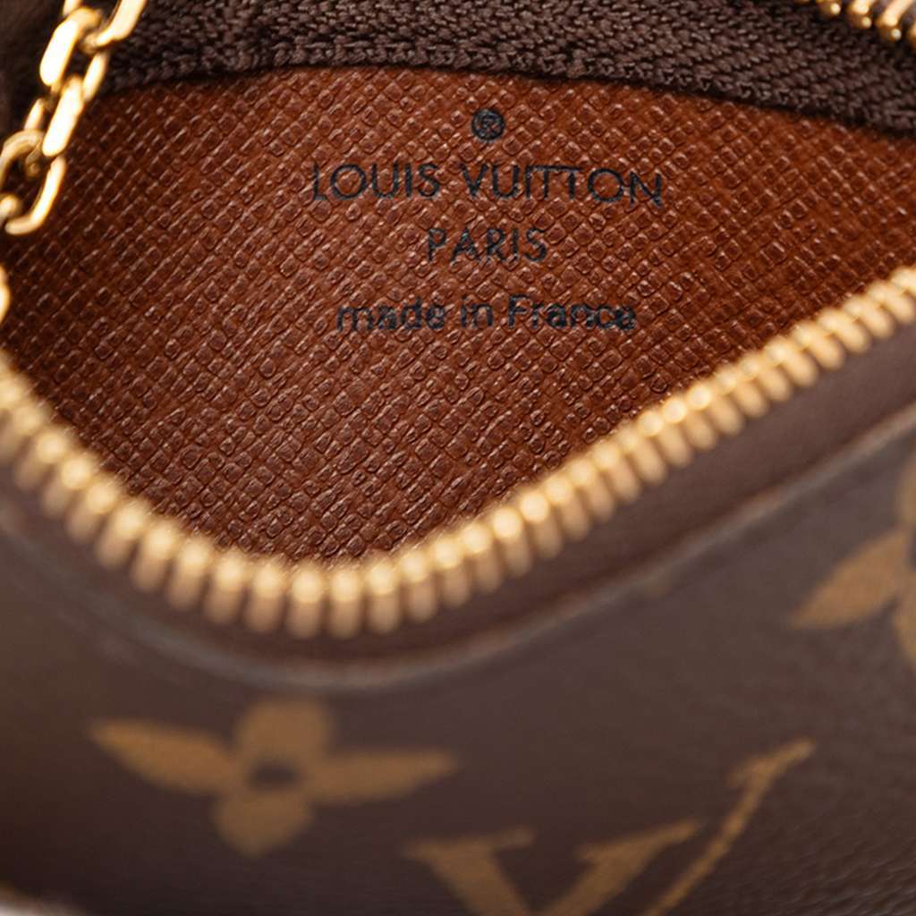 Louis Vuitton Monogram Key Pouch Brown Very good condition - Box View