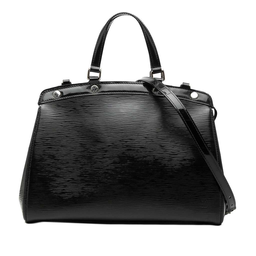 Louis Vuitton Electric Epi Brea MM Black Leather Good - Front View