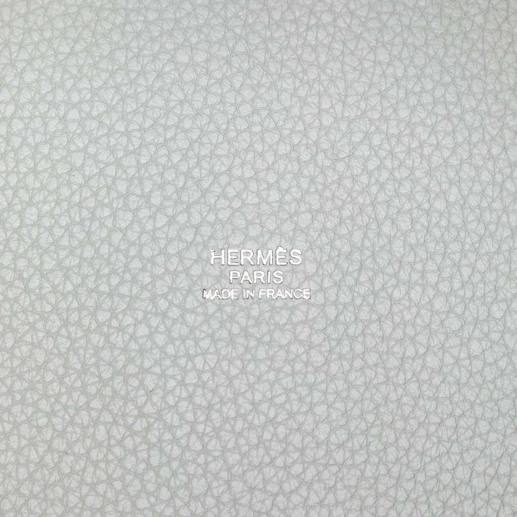Hermès Bicolor Clemence Picotin Lock 26 Grey Leather Very good condition - Box View
