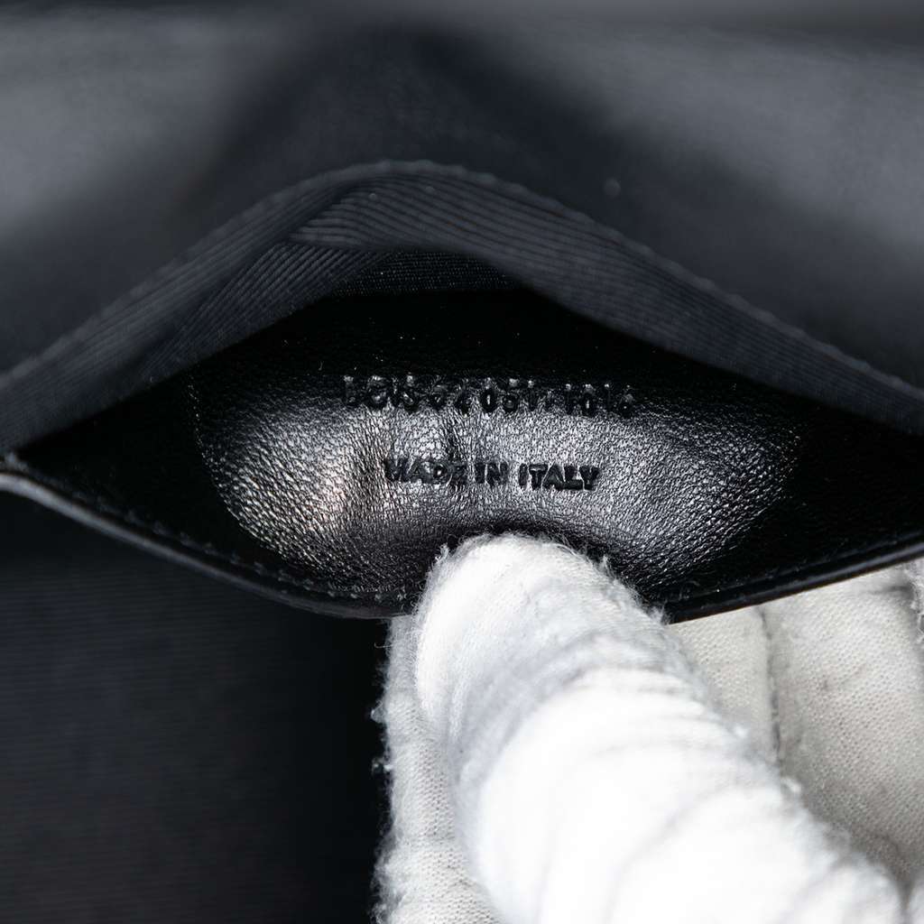 Saint Laurent Medium Lambskin Cloud Star Patchwork Monogram Kate Crossbody Black Leather Very good condition - Box View