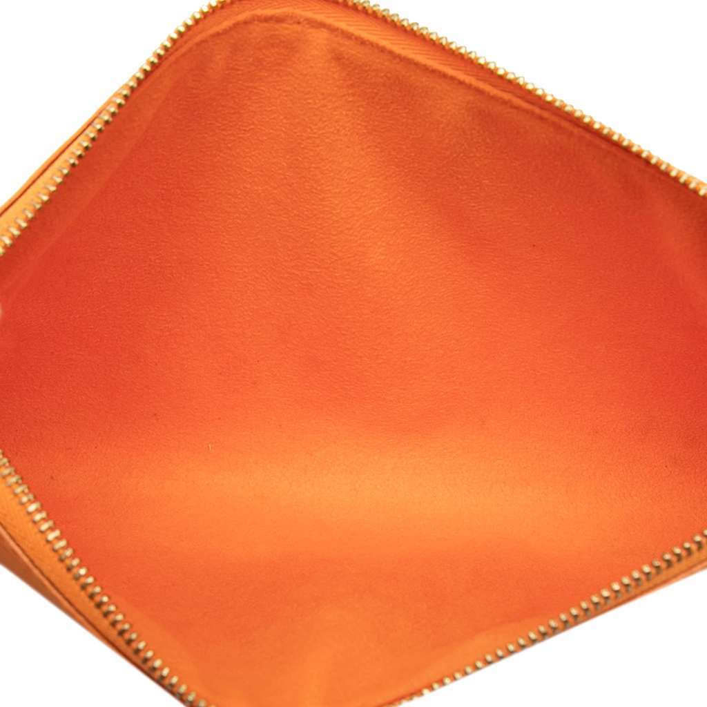 Louis Vuitton Epi Pochette Accessoires Orange Leather Very good - Model View
