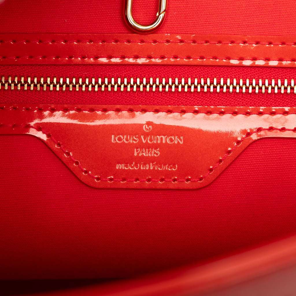 Louis Vuitton Monogram Vernis Avalon MM Red Leather Very good condition - Box View