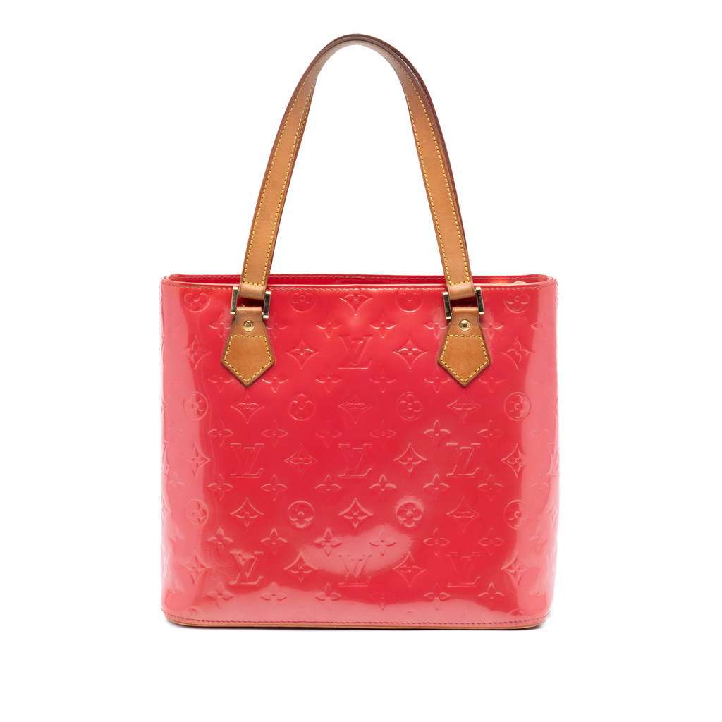 Louis Vuitton Monogram Vernis Houston Pink Leather Very good - Front View