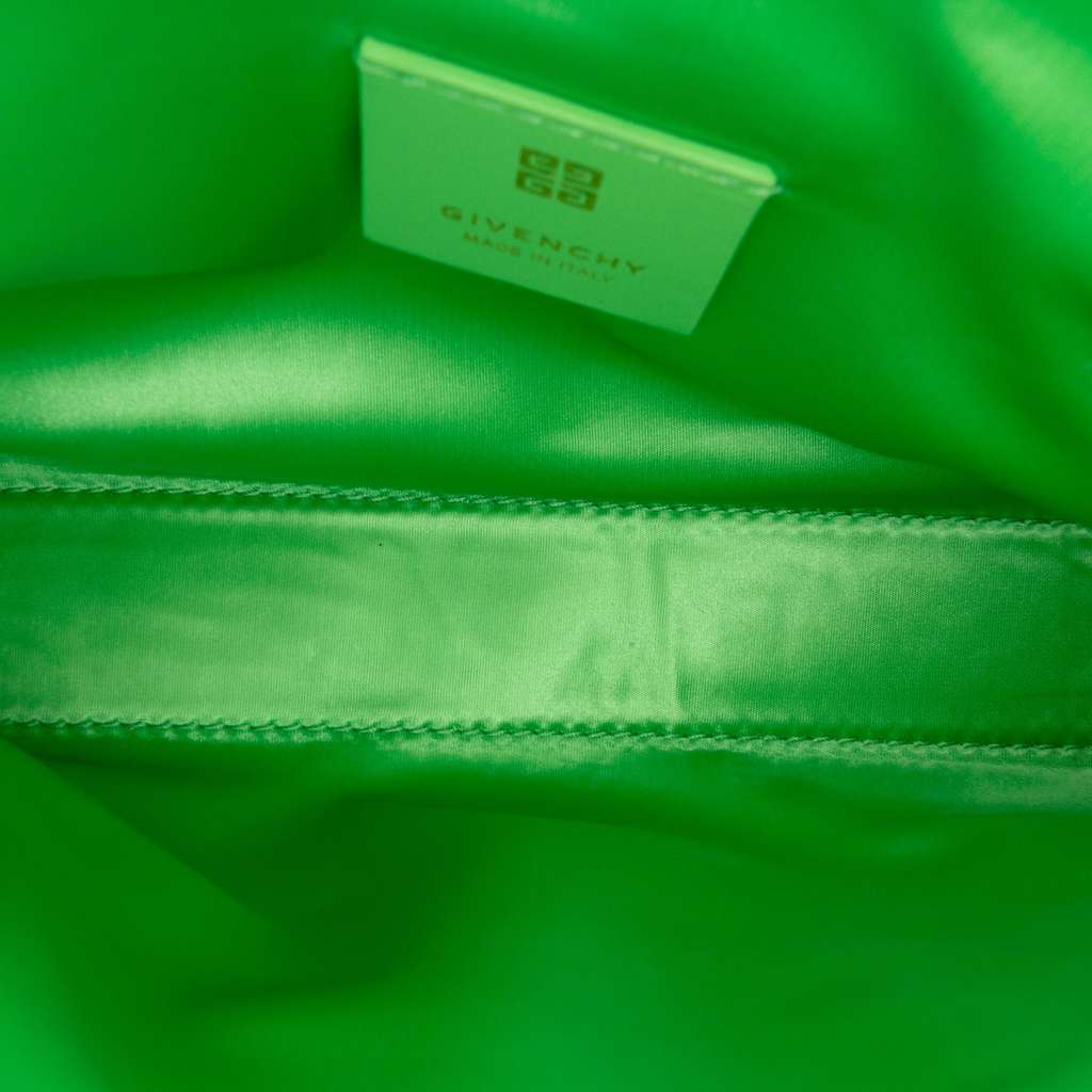 Givenchy Small Nylon Voyou Party Shoulder Bag Green Very good - Model View