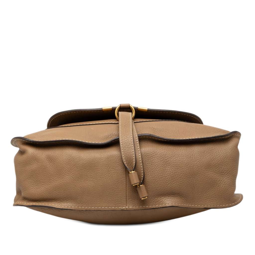 Chloé Medium Leather Marcie Satchel Brown Leather Very good condition - Inside View