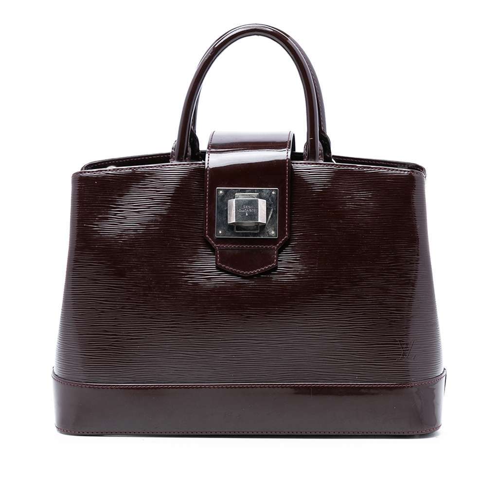 Louis Vuitton Electric Epi Mirabeau GM Purple Leather Very good - Front View
