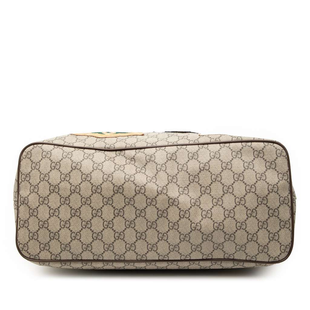 Gucci Medium GG Supreme Courrier Soft Tote Beige Very good condition - Inside View
