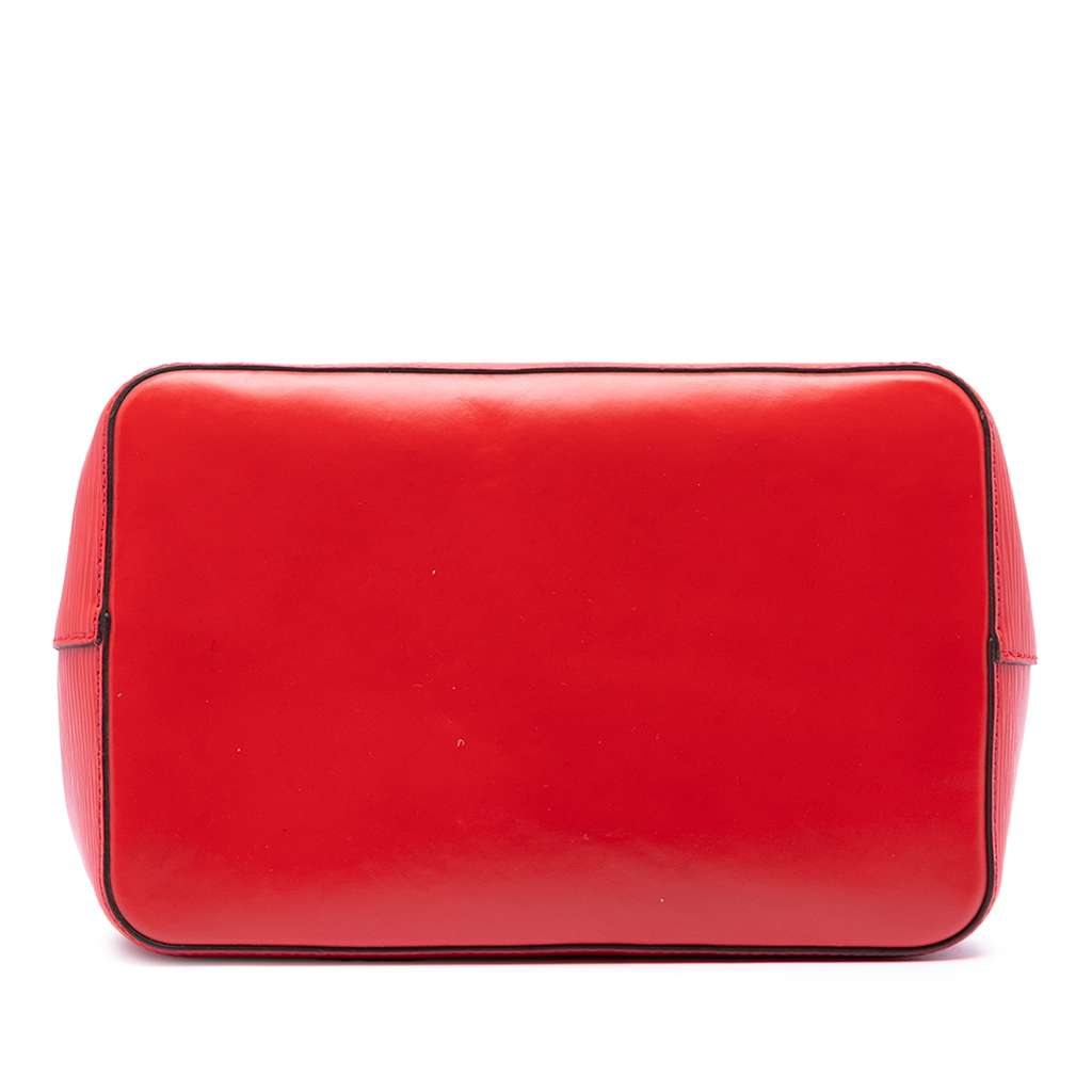 Louis Vuitton Epi NeoNoe MM Red Leather Very good - Inside View