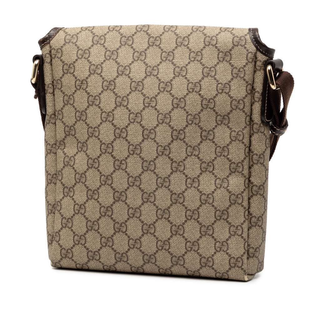 Gucci GG Supreme Crossbody Beige Very good - Back View