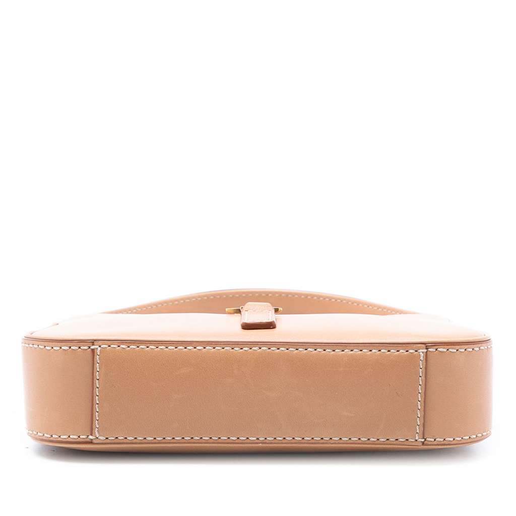 Saint Laurent Mini Smooth Calfskin Le 5 a 7 Brown Leather Very good - Inside View