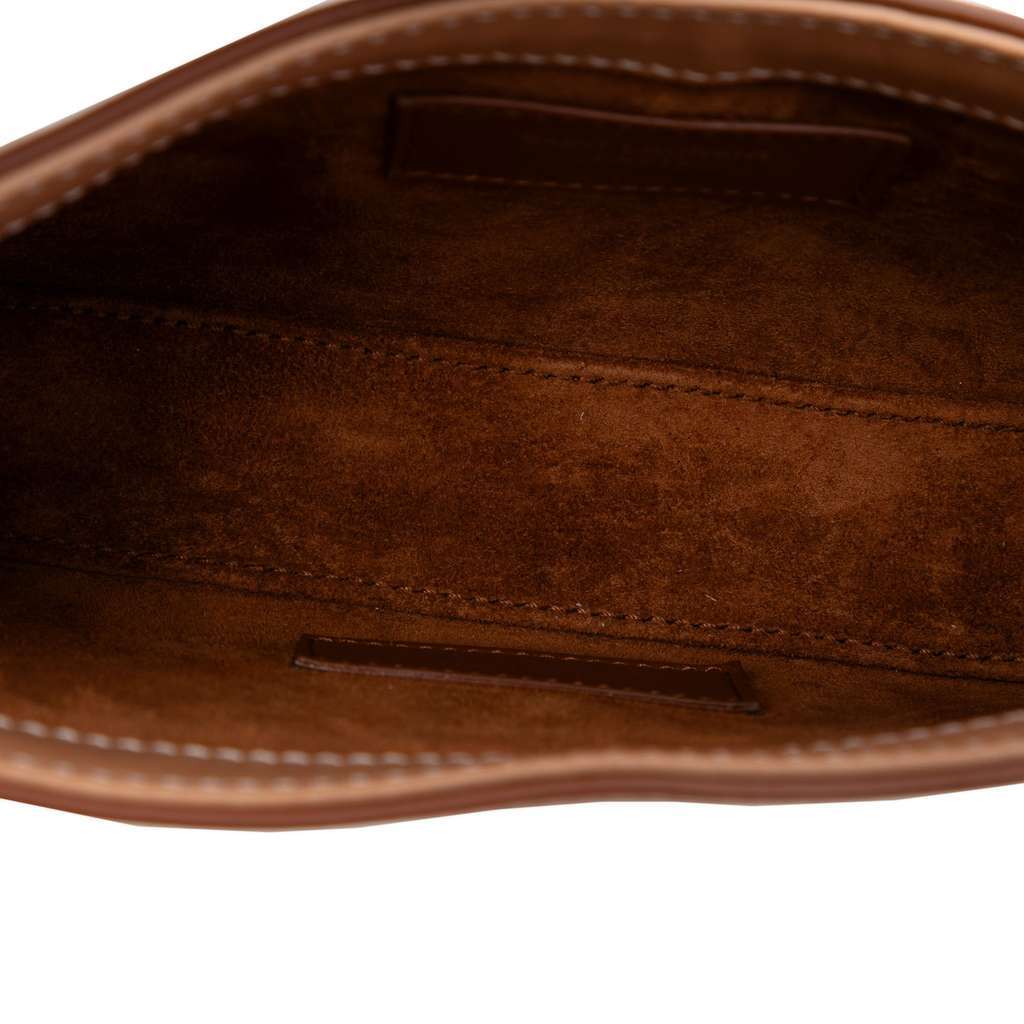 Saint Laurent Mini Smooth Calfskin Le 5 a 7 Brown Leather Very good - Model View