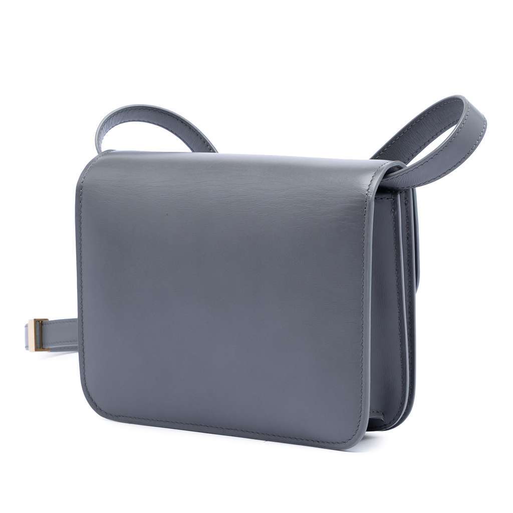 Celine Teen Calfskin Classic Box Grey Leather Very good - Back View