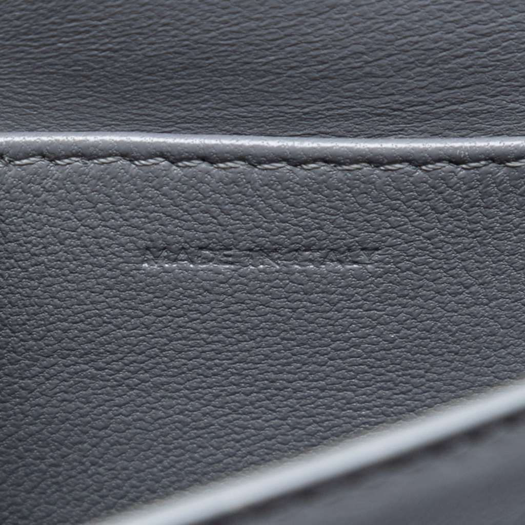 Celine Teen Calfskin Classic Box Grey Leather Very good - Box View