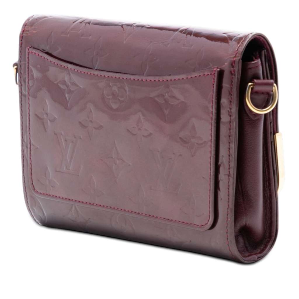 Louis Vuitton Monogram Vernis Rossmore PM Red Leather Very good condition - Back View