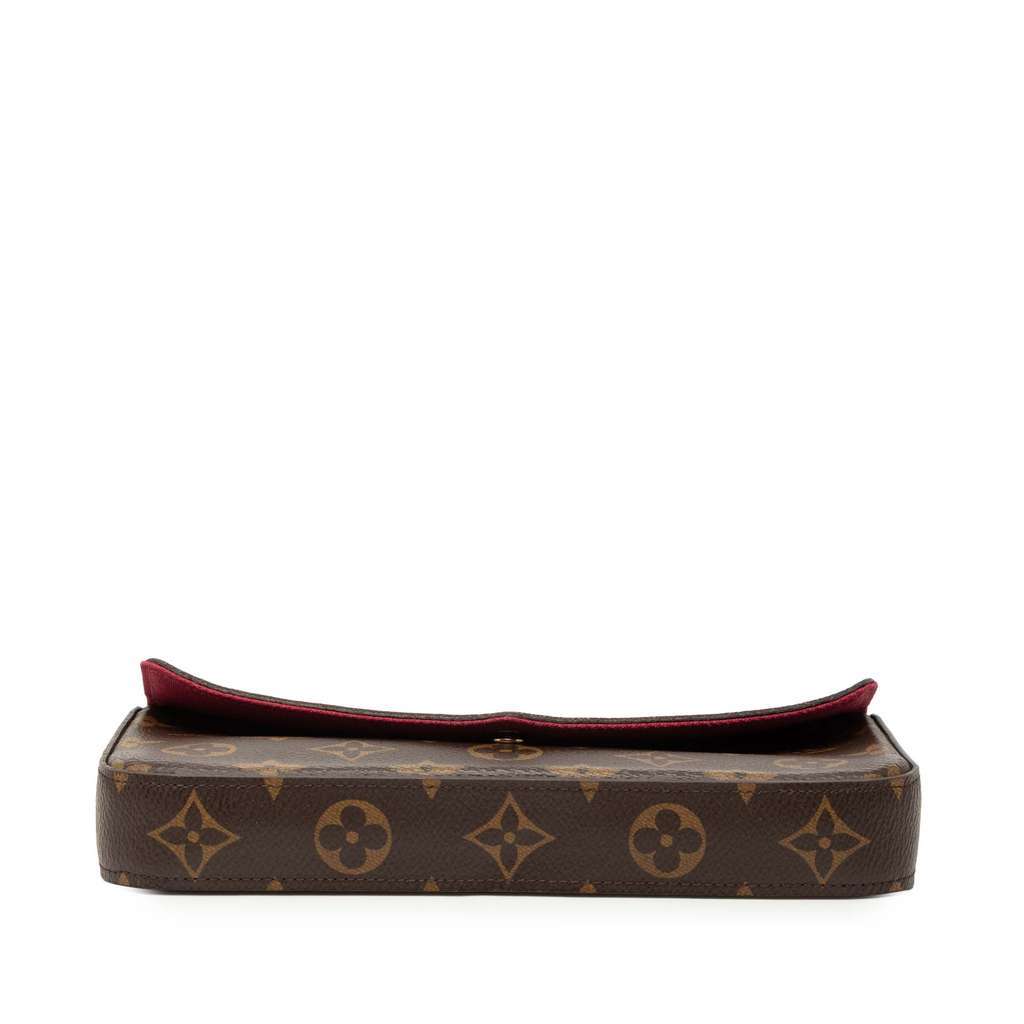 Louis Vuitton Monogram Pochette Felicie Brown Very good condition - Inside View