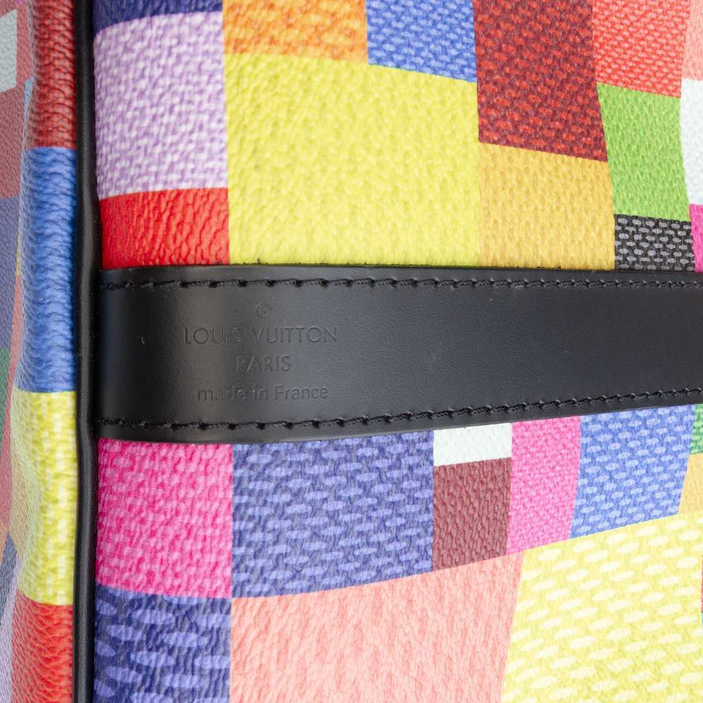 Louis Vuitton Multicolor Damier Graphite 3D Keepall Bandouliere 50 Black Very good condition - Box View